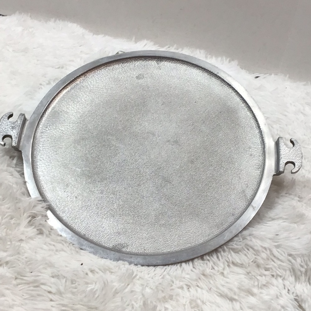 Vtg Guardian Service hammered aluminum serving tray